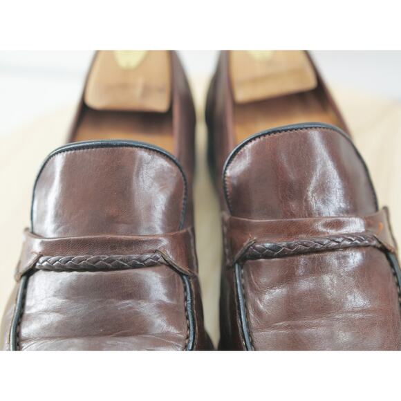 Bruno Magli Loafers Men\'s Size 9 W‎ Brown Made in Italy main image 7